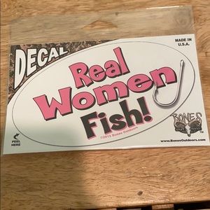 Real Women Fish sticker